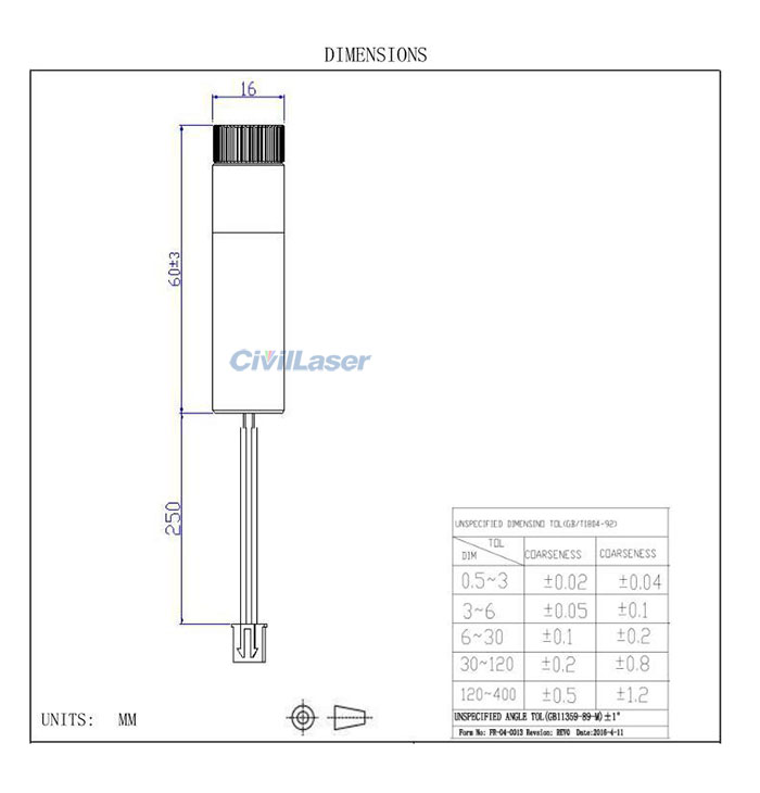 410nm laser module